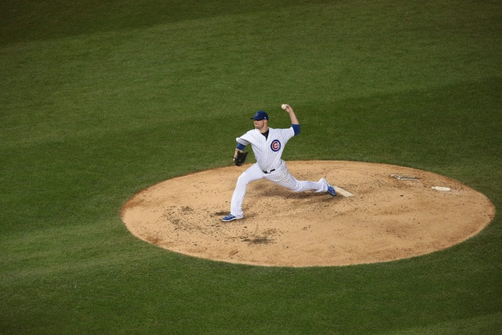 Nlcs Game 1 Lester Pitching Image