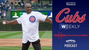Andre Dawson Cubs Podcast Photo
