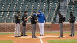 31 Ross Pregame Meeting With Umps 2