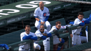 Cubs In Dugout