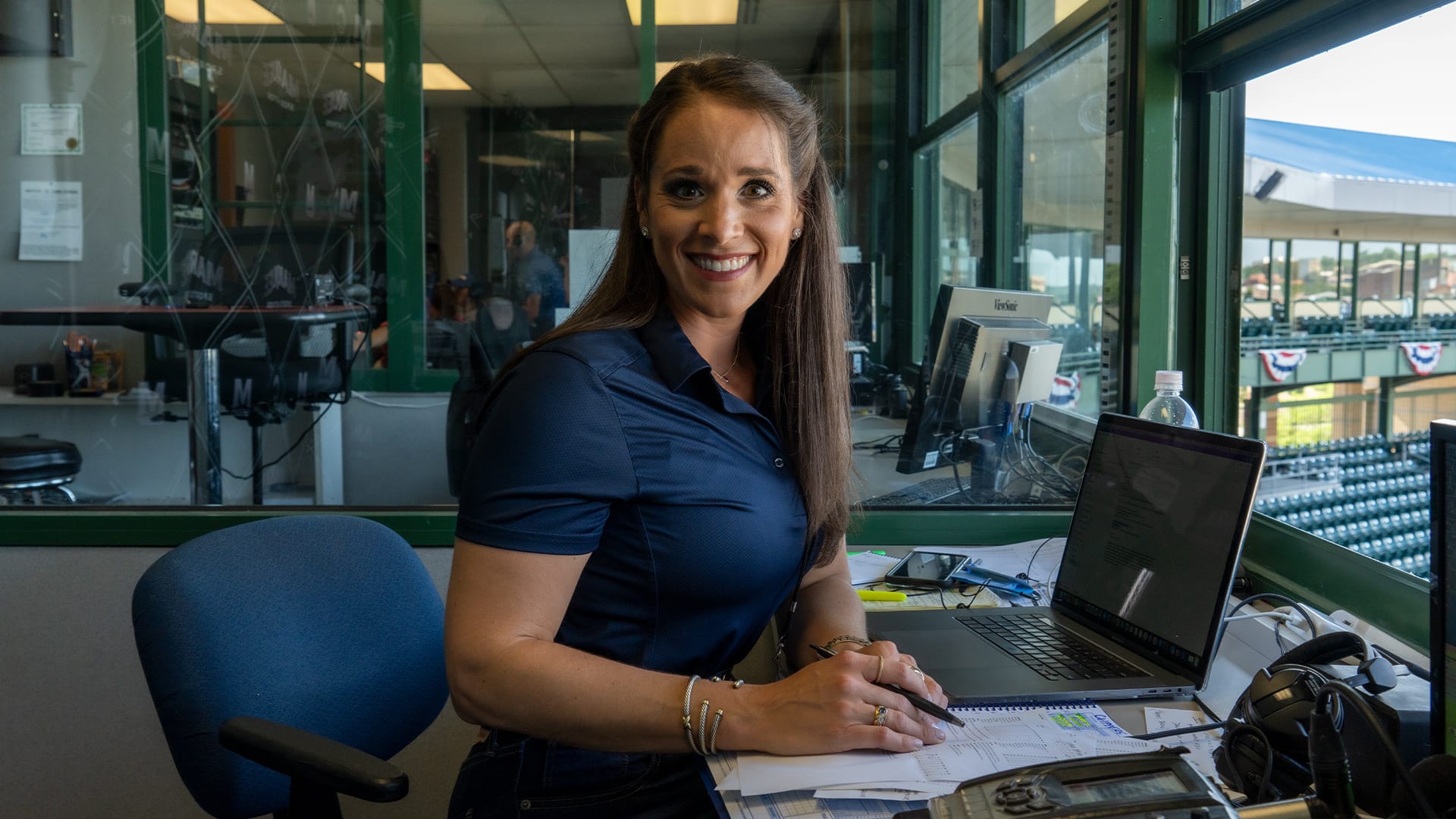 Elise Menaker Iowa Cubs Broadcast Marquee Sports Network