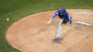 Kyle Hendricks Punches Out Cardinals Slide