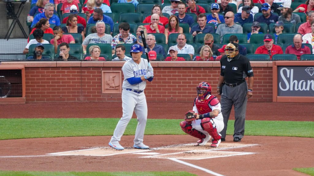 Rizzo Cardinals Series At The Plate Photo