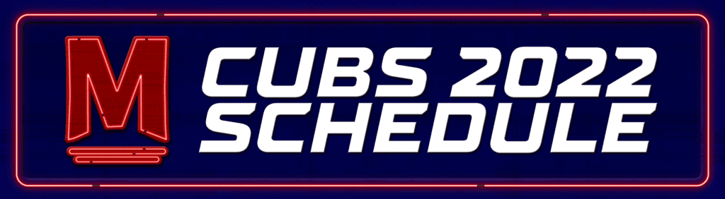 2022 Cubs Schedule Header 1