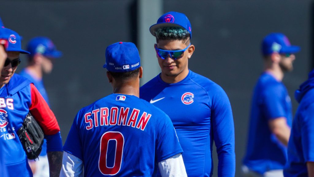 Alzolay Chats With Stroman