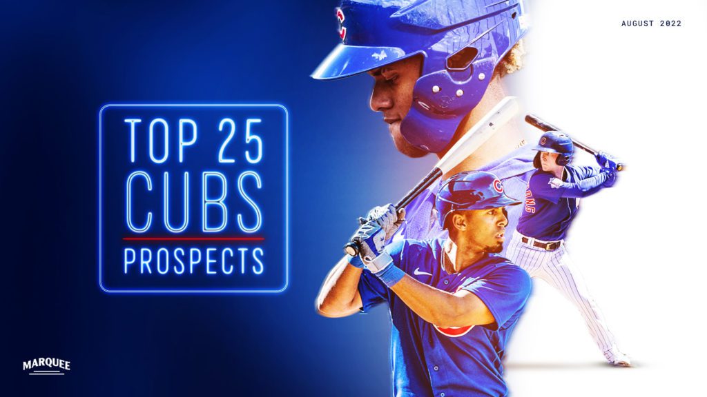 Midseason 2022 Top 25 Cubs Prospect Graphic