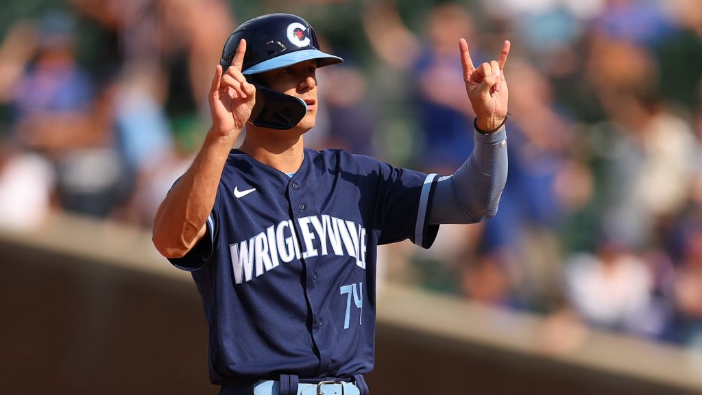 Jared Young Mlb Debut Wrigley Image Marquee Sports Network Television Home of the Chicago